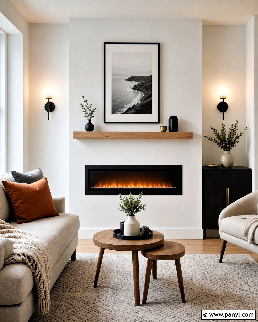 Small Living Room Fireplace Wall - 20 flat fireplace wall ideas
