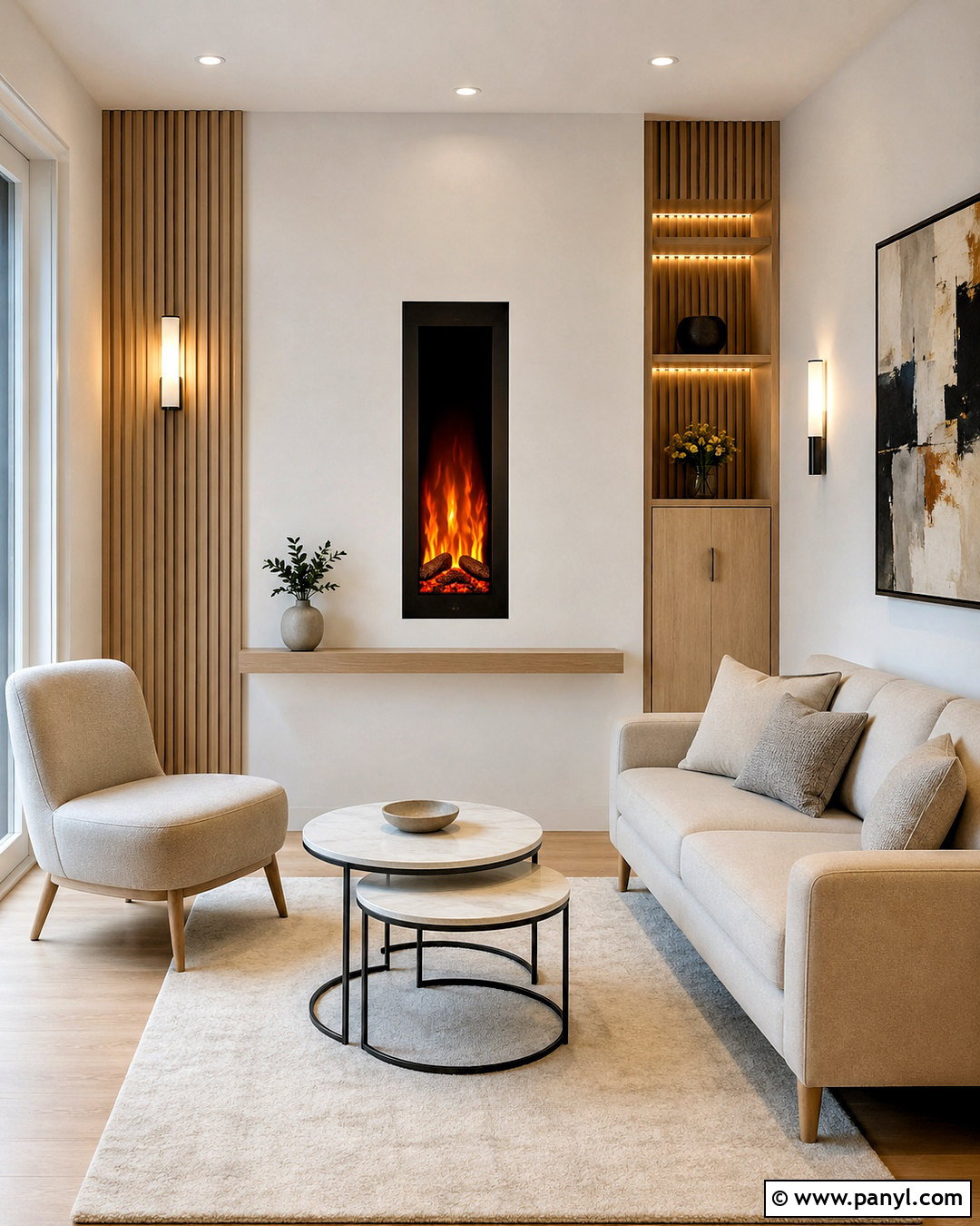 Small Living Room Fireplace - 20 modern fireplace ideas