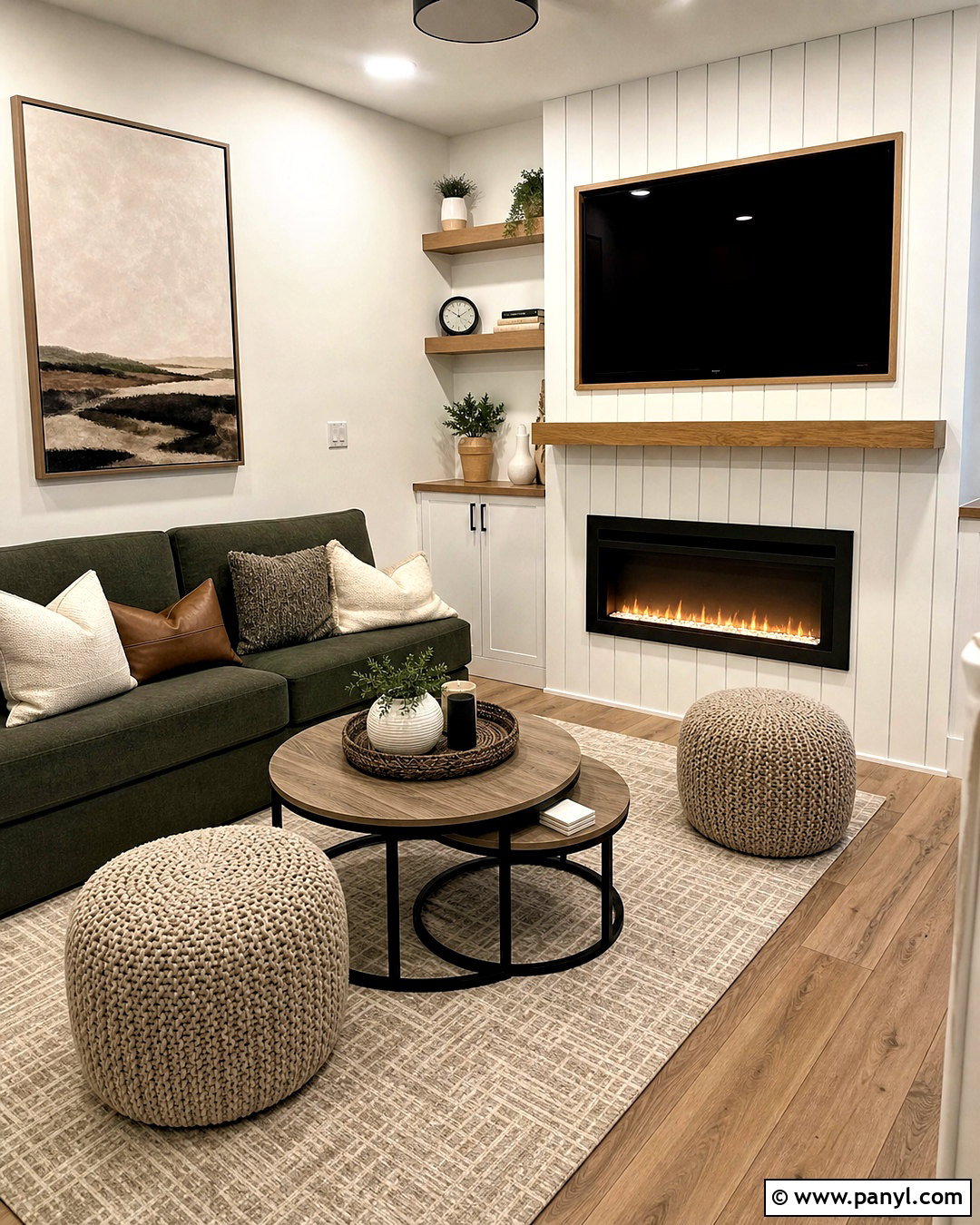 Small Living Room Shiplap Fireplace - 20 shiplap wall with fireplace ideas