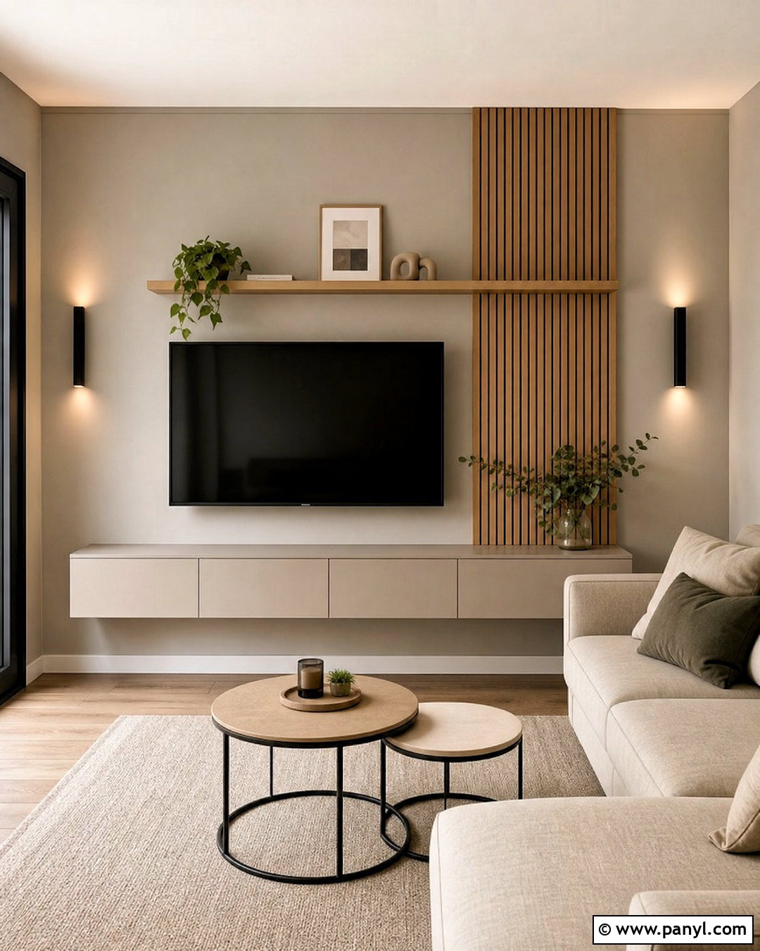 Small Living Room TV Wall - 20 tv wall design diy ideas