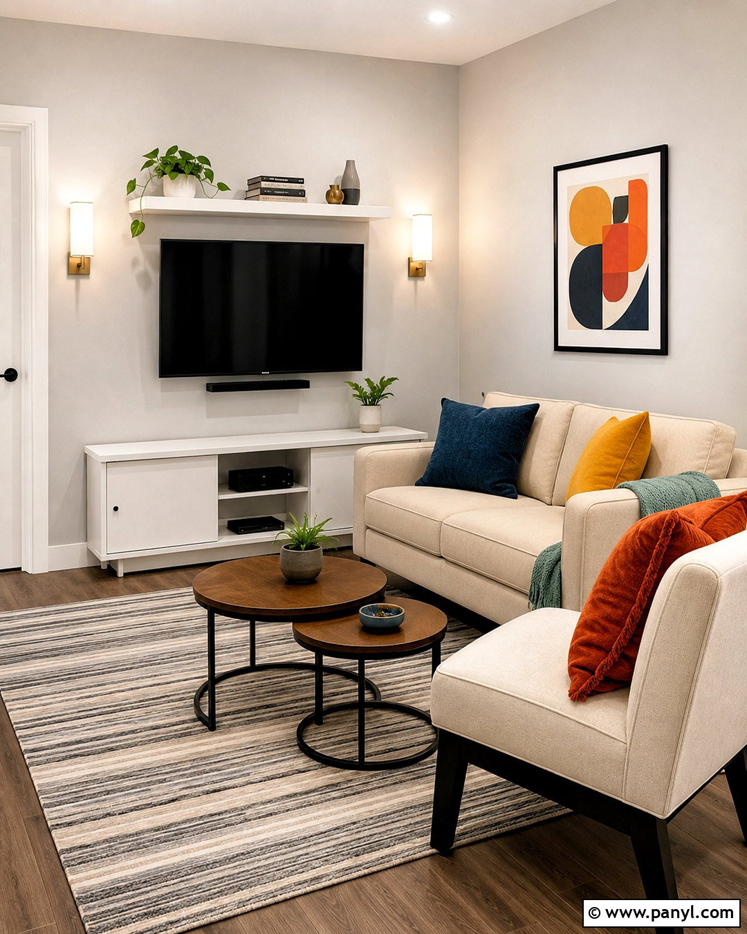 Small Living Room TV Wall - 20 living room decor tv wall ideas