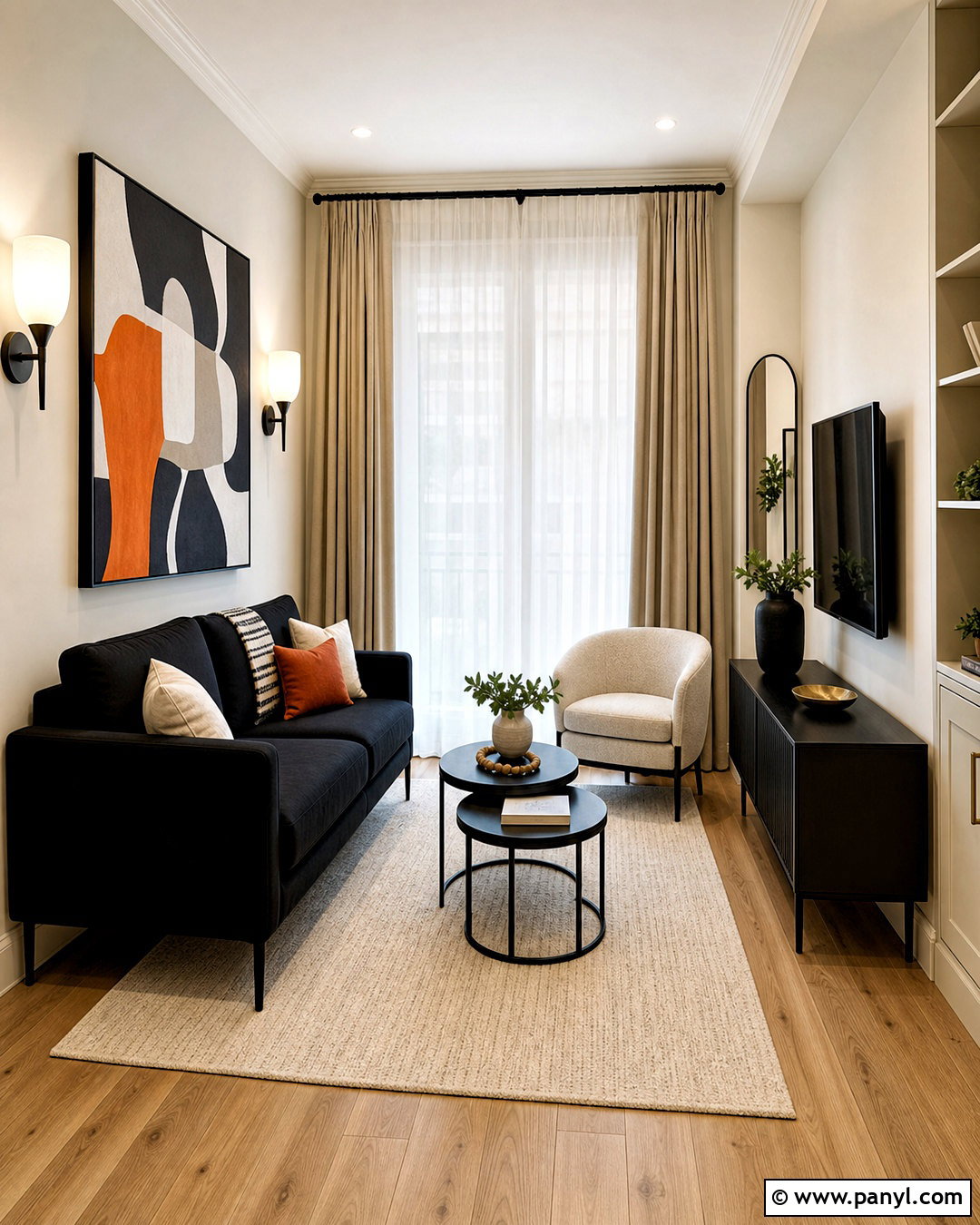 Small Living Room With Black Furniture - 20 room with black furniture ideas