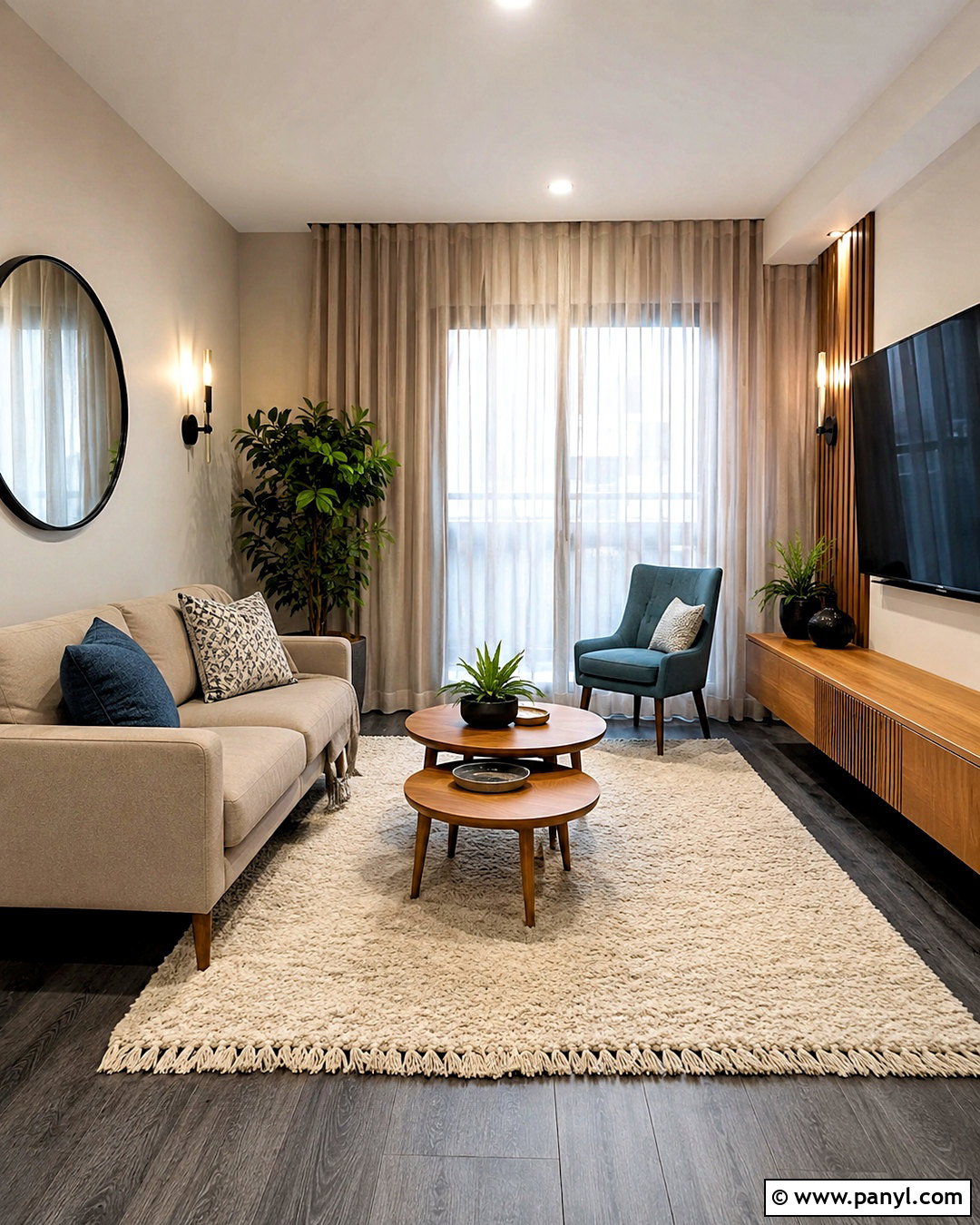 Small Living Room With Dark Grey Flooring - 20 dark grey flooring living room ideas