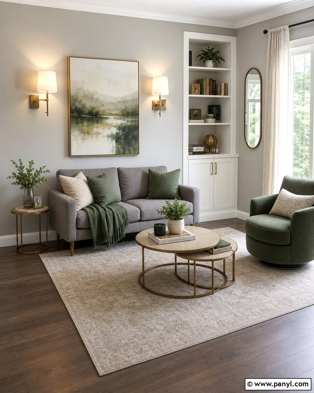 Small Living Room With Grey Walls - 35 Grey Wall Room Ideas