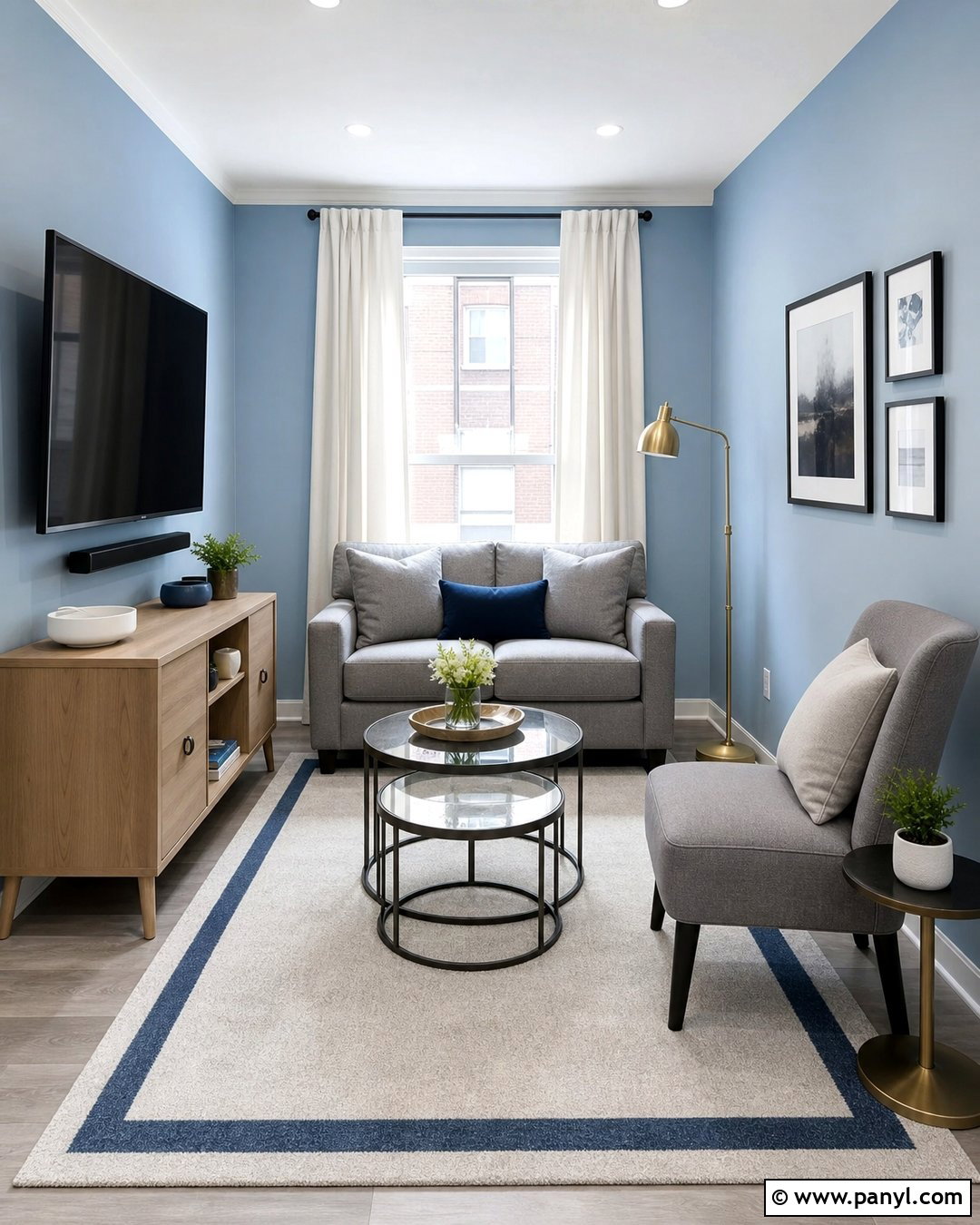 Small Living Room With Light Blue Walls And Grey Furniture - 20 Light Blue Walls With Grey Furniture Ideas