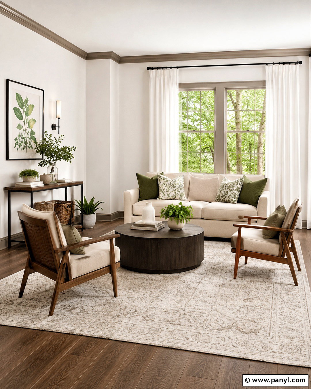 Small Living Room With Taupe Trim - 35 Taupe Trim White Walls