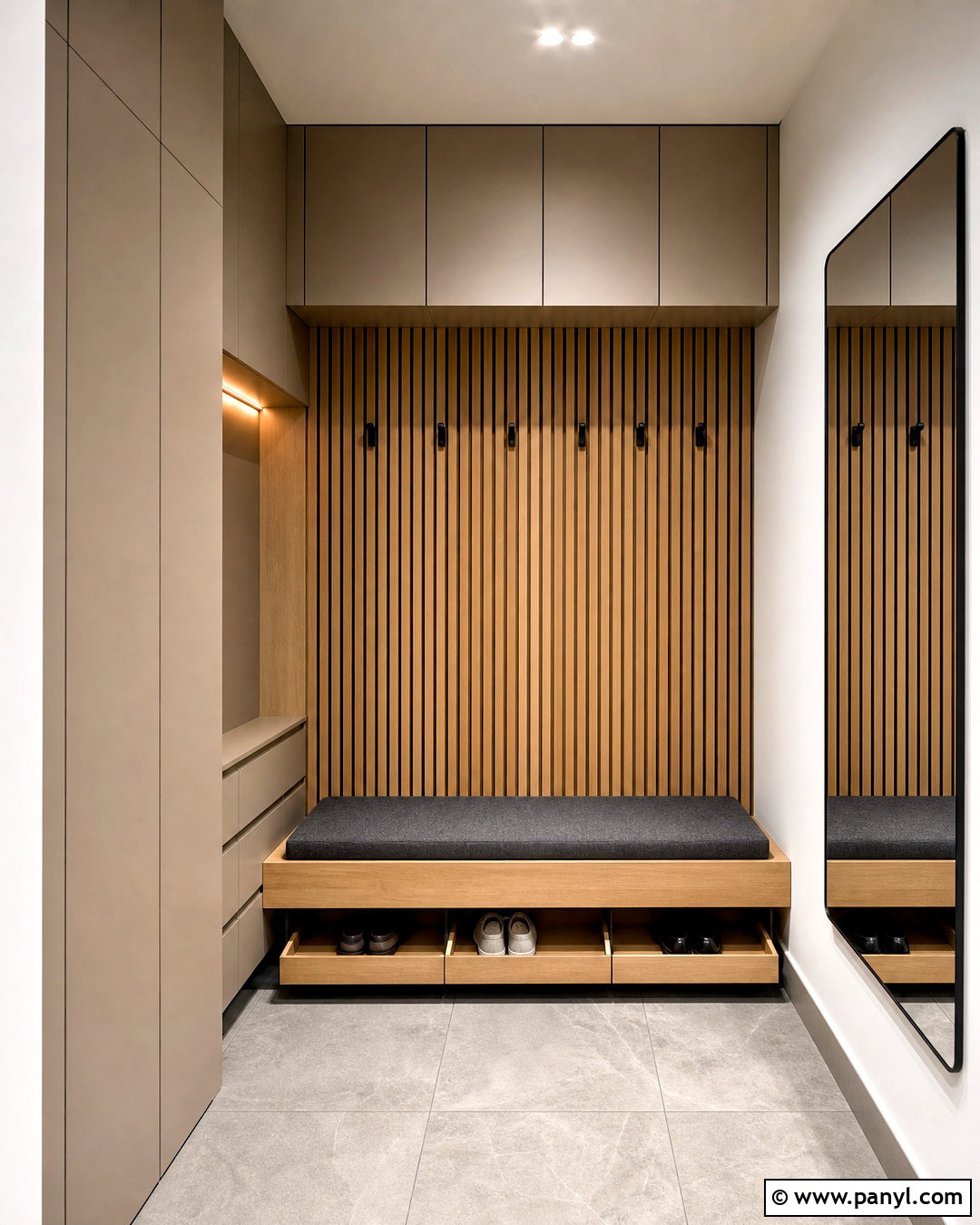 Small Modern Mudroom - 20 small mudroom ideas