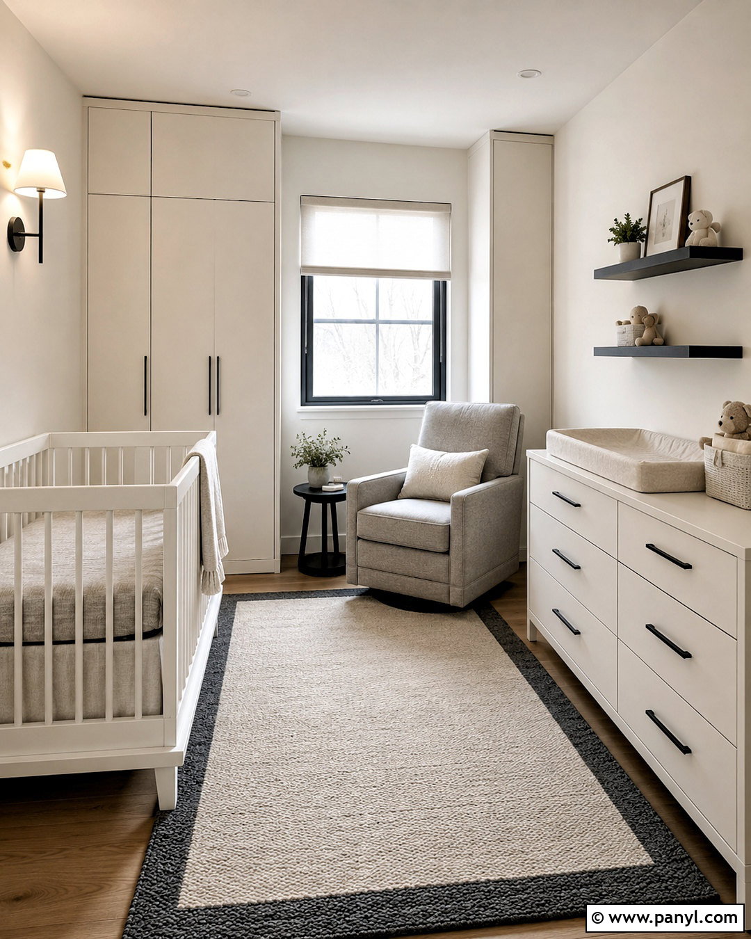 Small Monochrome Nursery - 20 monochrome nursery ideas