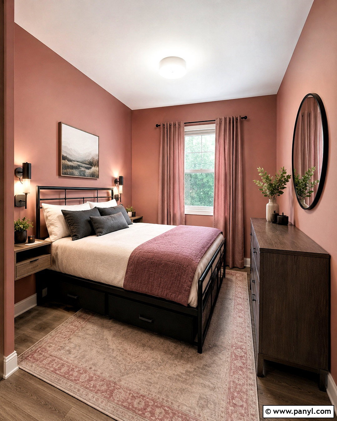 Small Moody Pink Bedroom - 20 moody pink bedroom ideas