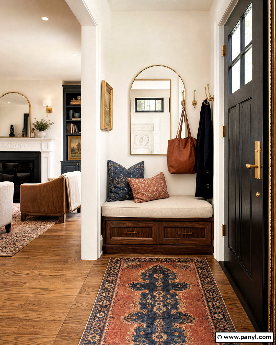 Small Mudroom Near the Front Door - 20 small mudroom ideas