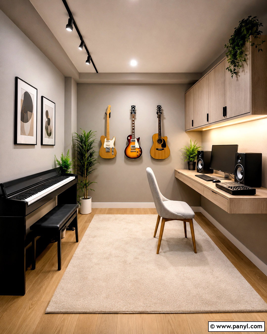 Small Music Room Setup - 20 modern music room ideas