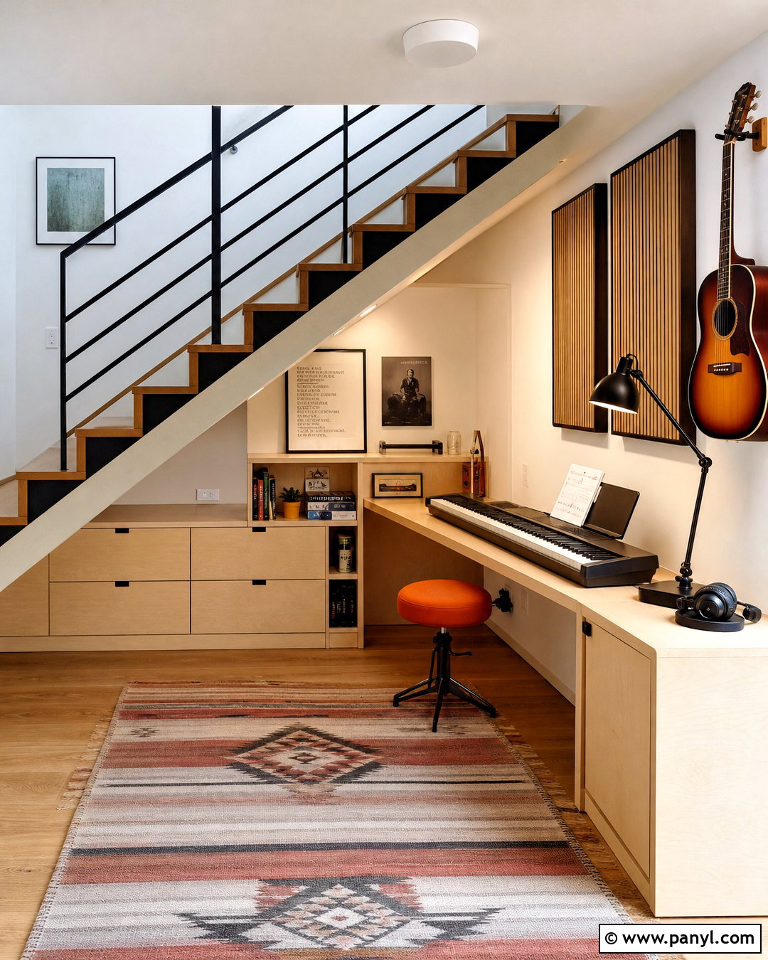 Small Music Room Under The Stairs - 20 small music room ideas home ideas