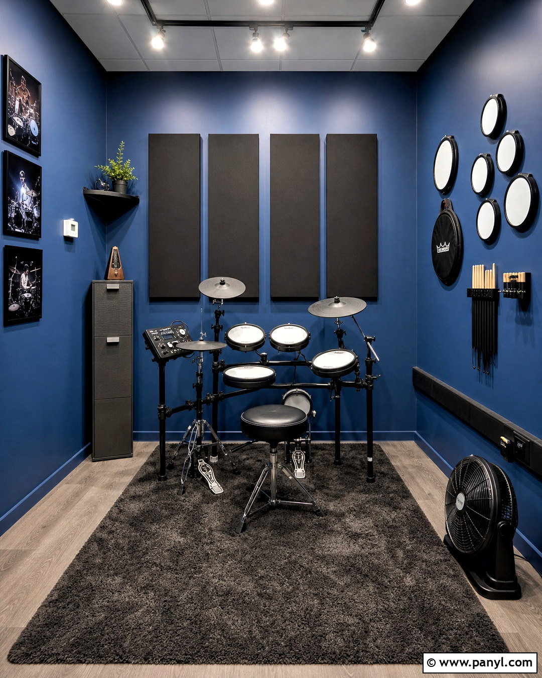Small Music Room With A Drum Kit - 20 small music room ideas home ideas
