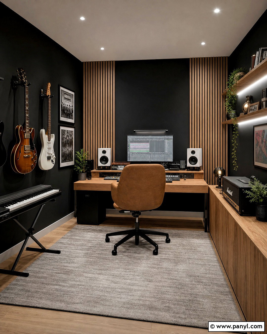 Small Music Room With Black Walls - 20 small music room ideas home ideas