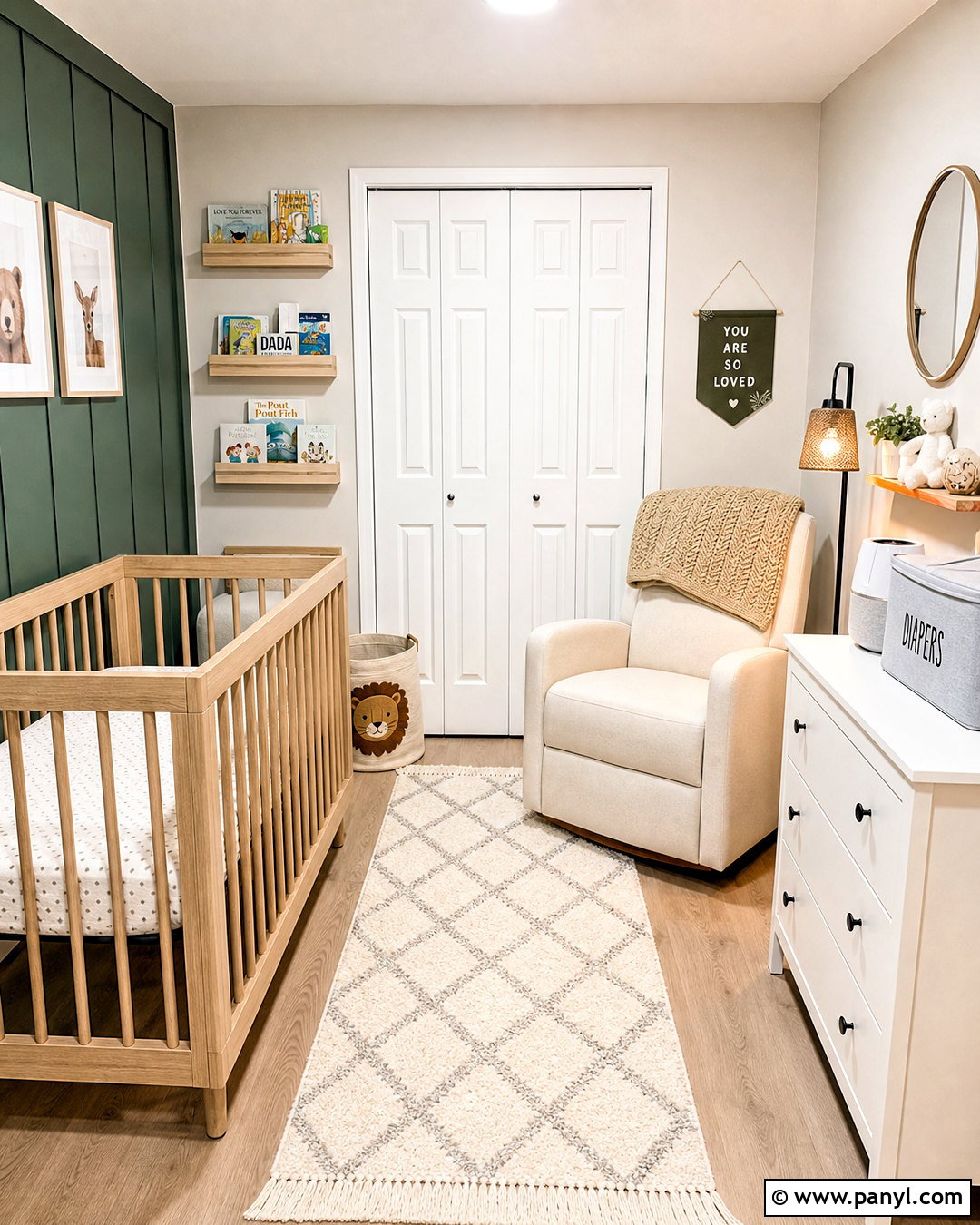 Small Nursery Layout - 20 simple nursery ideas
