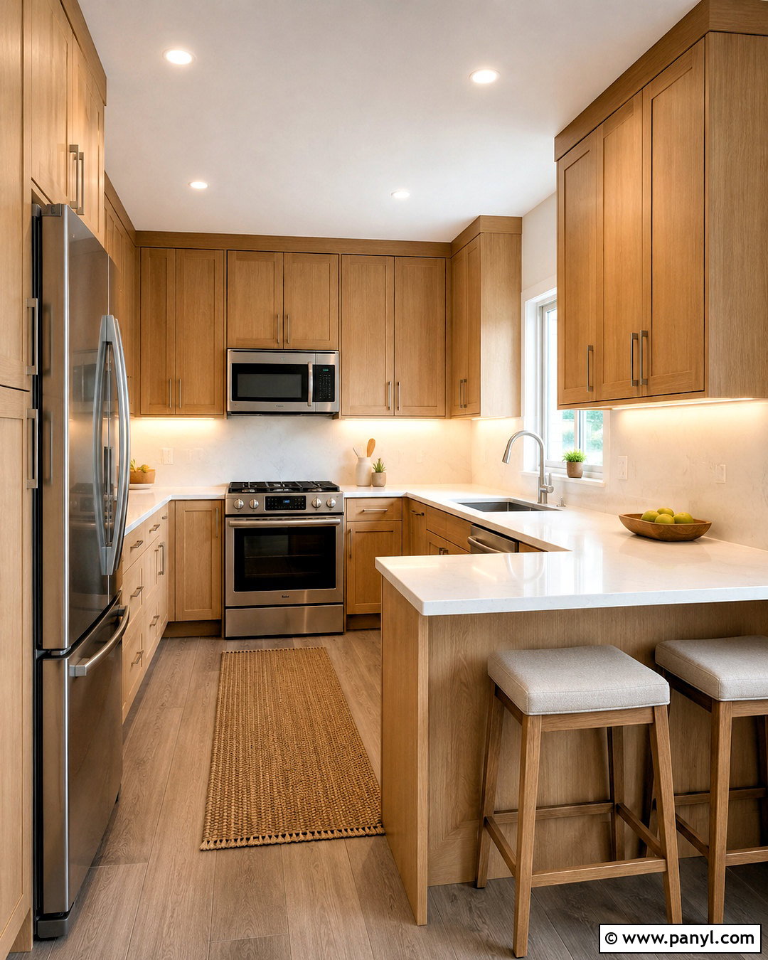 Small Oak Cabinet Kitchen - 20 oak cabinet kitchen ideas