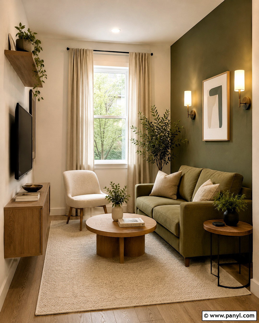 Small Olive Green Living Room - 20 olive green living room ideas