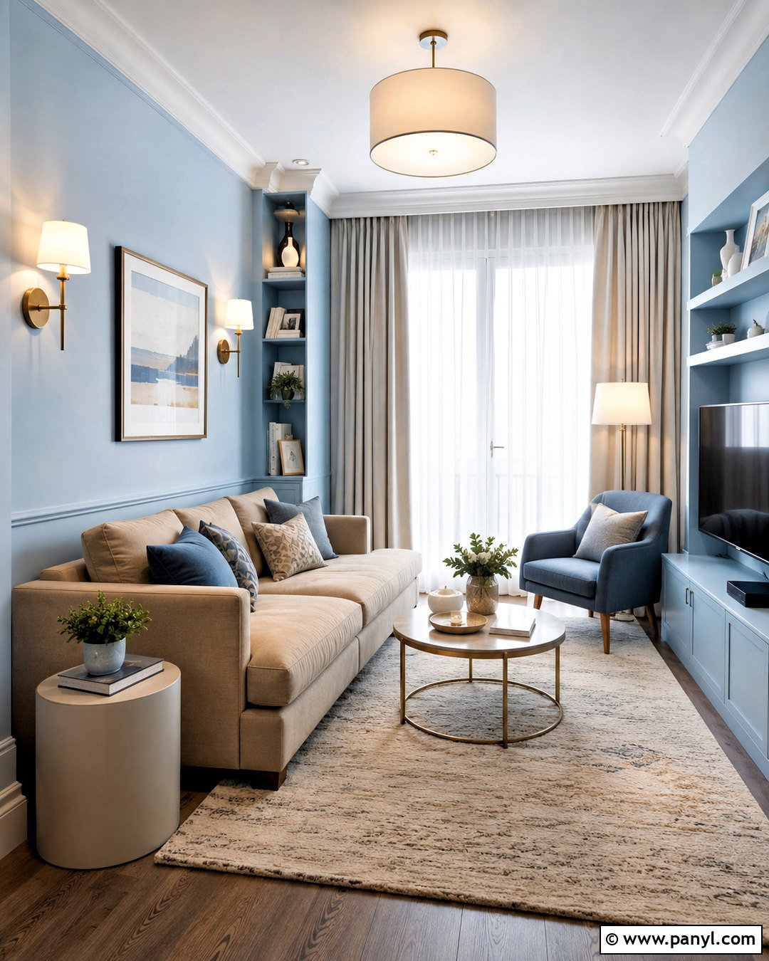 Small Pale Blue Living Room - 20 pale blue living room ideas
