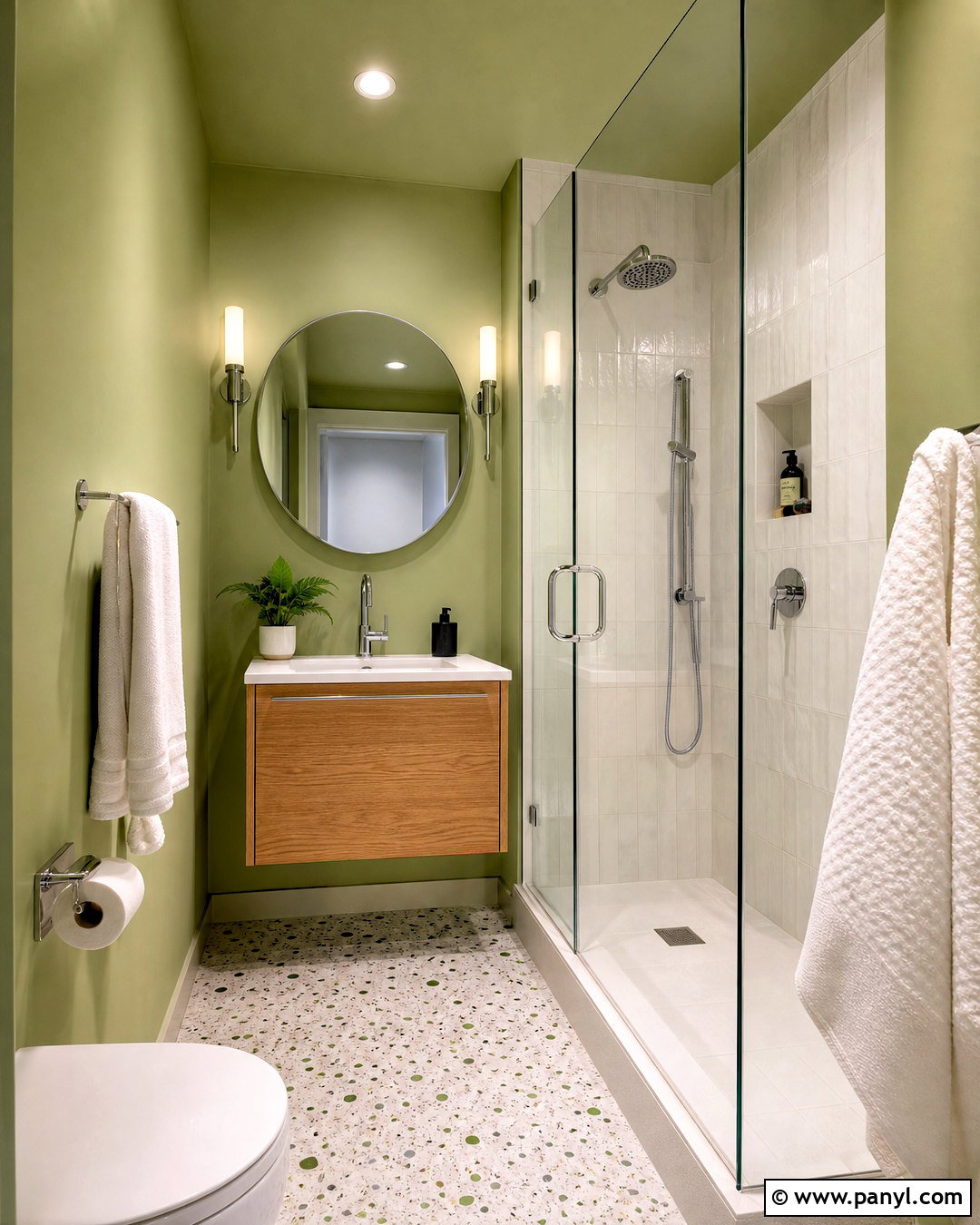 Small Pale Green Bathroom - 20 green bathroom inspo ideas