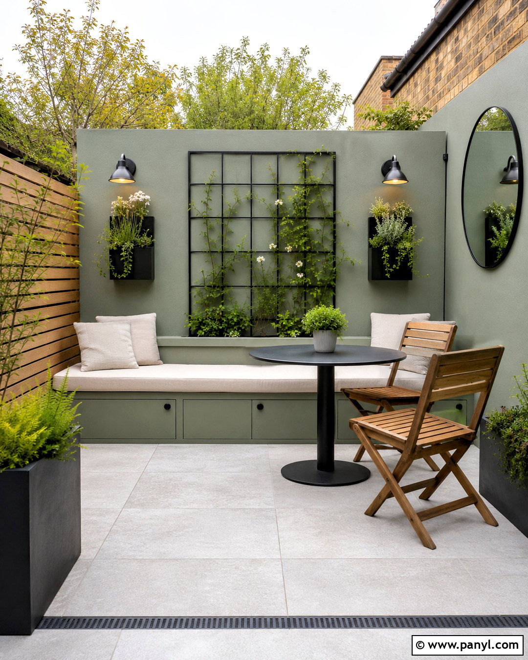 Small Patio Outdoor Feature Wall - 20 outdoor feature wall ideas