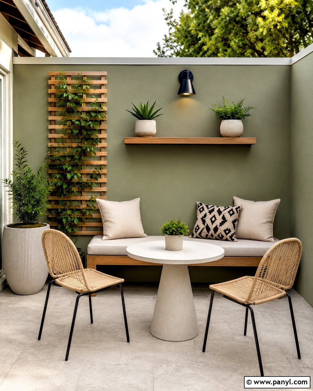 Small Patio Outdoor Wall - 20 outdoor wall design ideas house ideas
