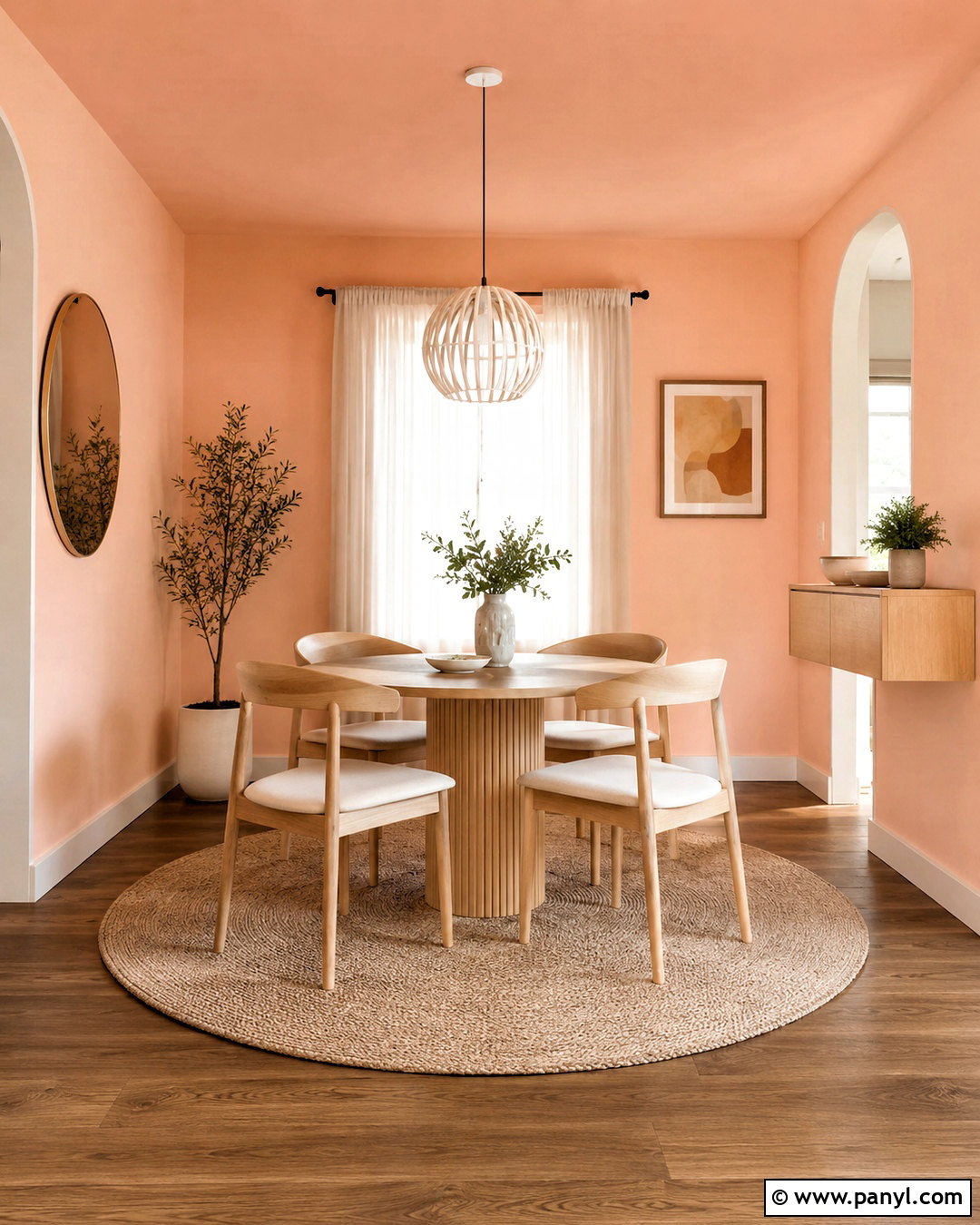 Small Peach Dining Room - 20 peach dining room ideas