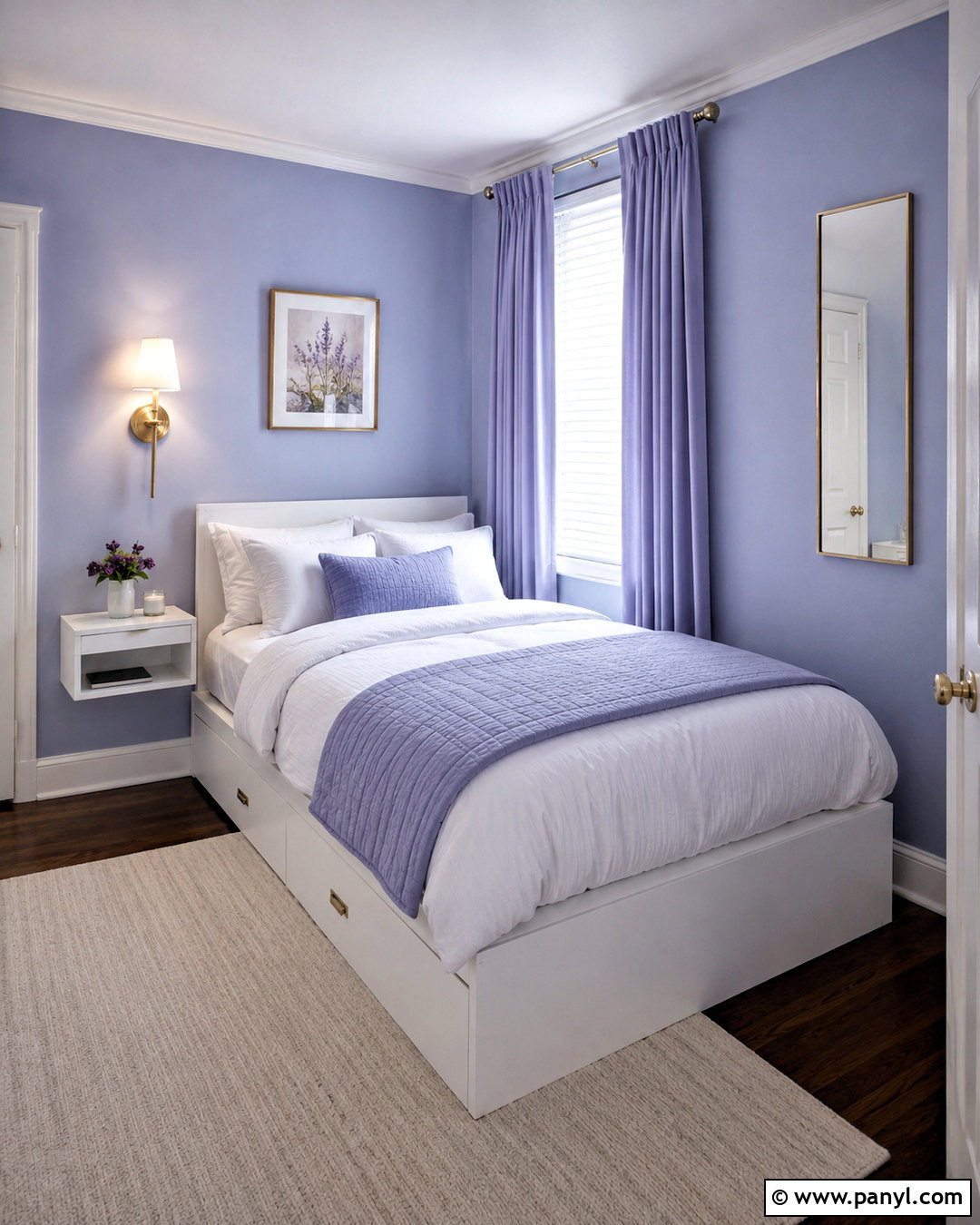 Small Periwinkle Bedroom - 20 periwinkle bedroom ideas