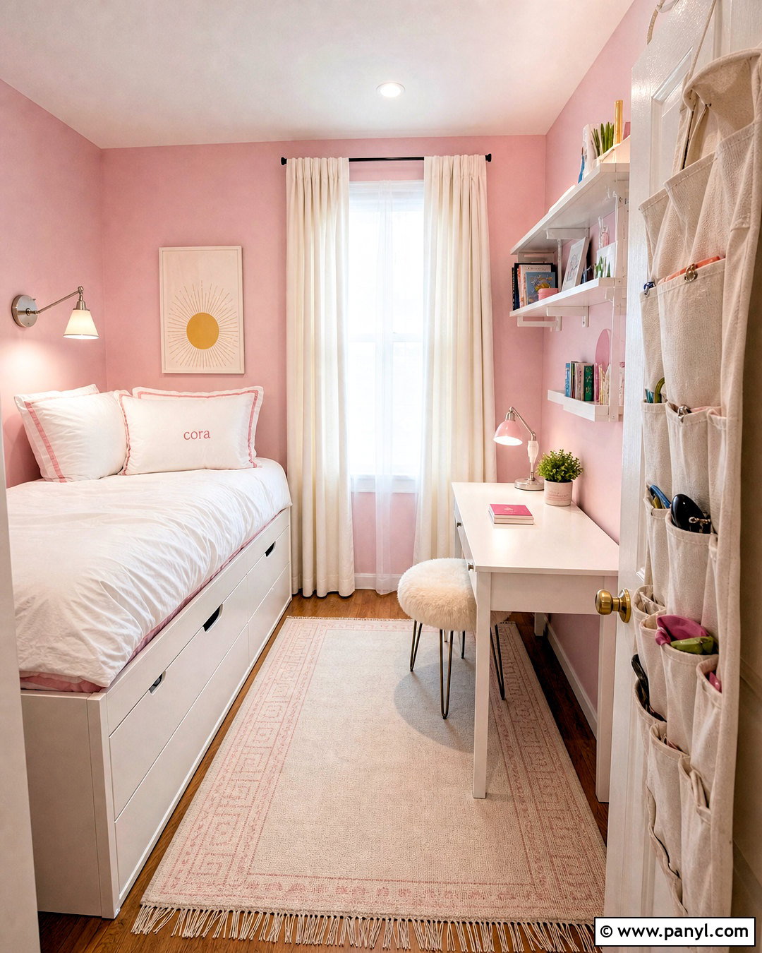 Small Pink Girl Bedroom - 20 girl bedroom designs pink ideas