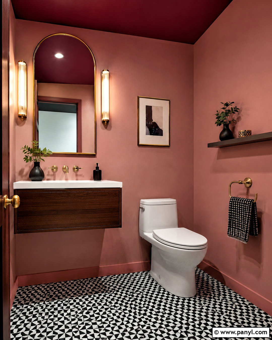 Small Pink Powder Room - 20 pink bathroom aesthetic ideas