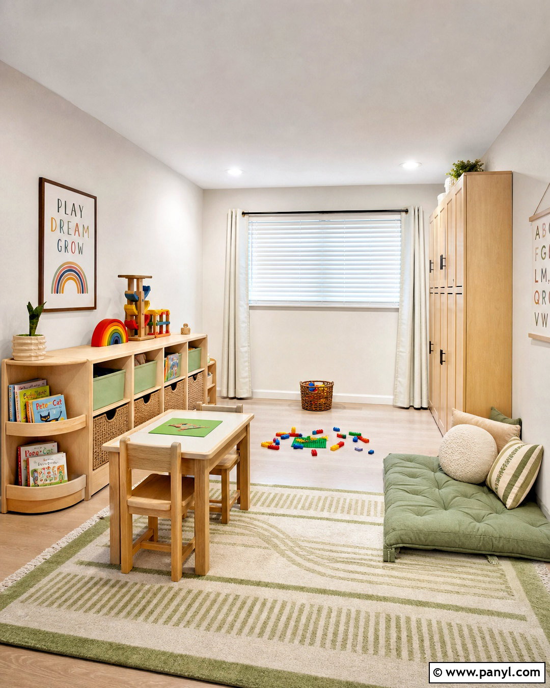Small Playroom With Toy Rotation Storage - 20 small playroom design ideas