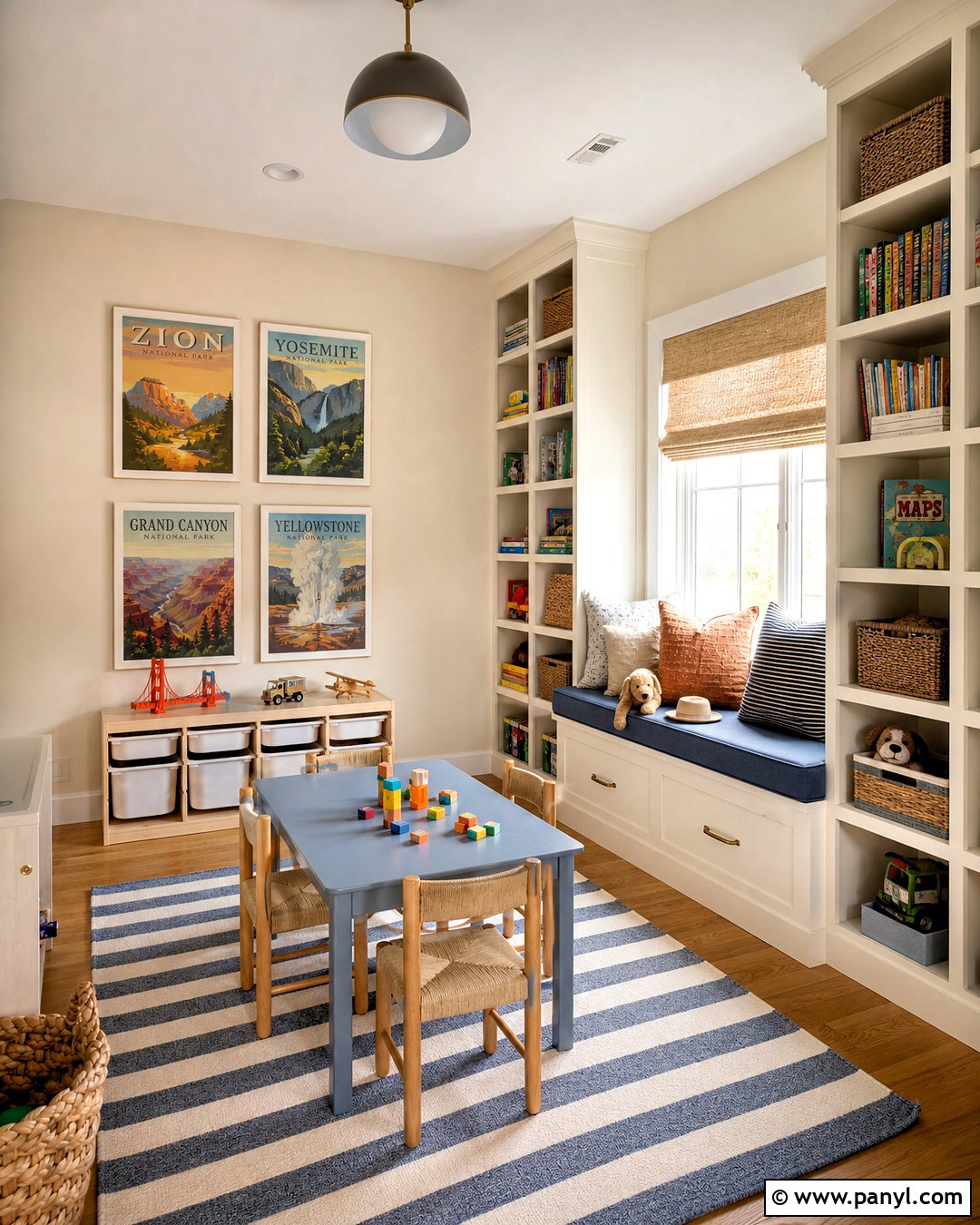 Small Playroom With Window Seat Storage - 20 small playroom design ideas