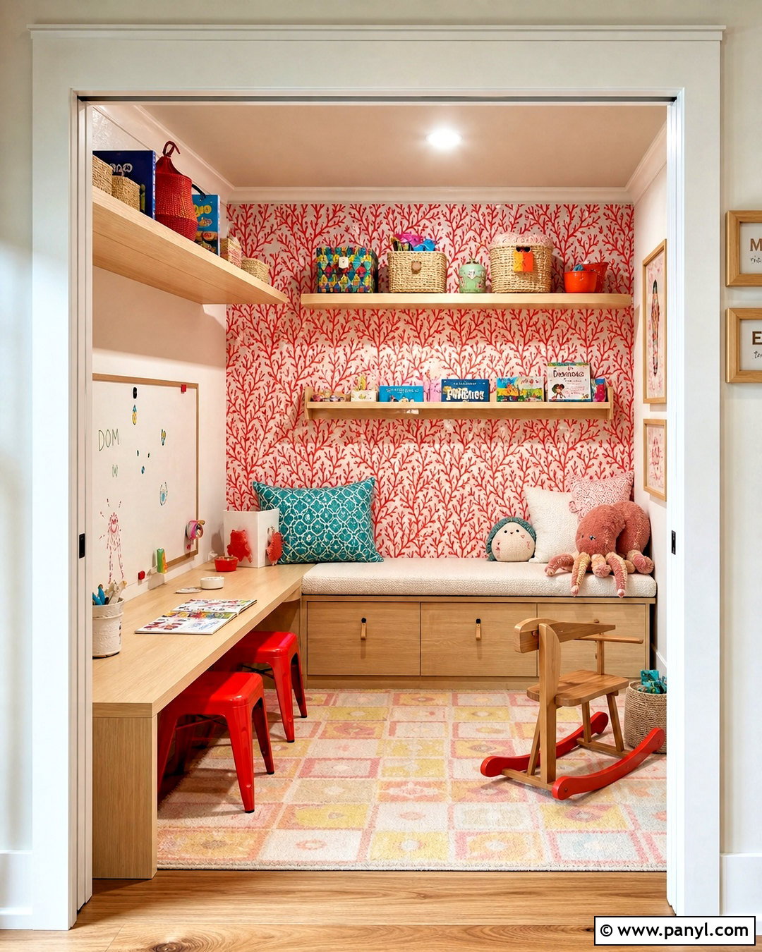Small Playroom in a Closet - 20 small playroom design ideas