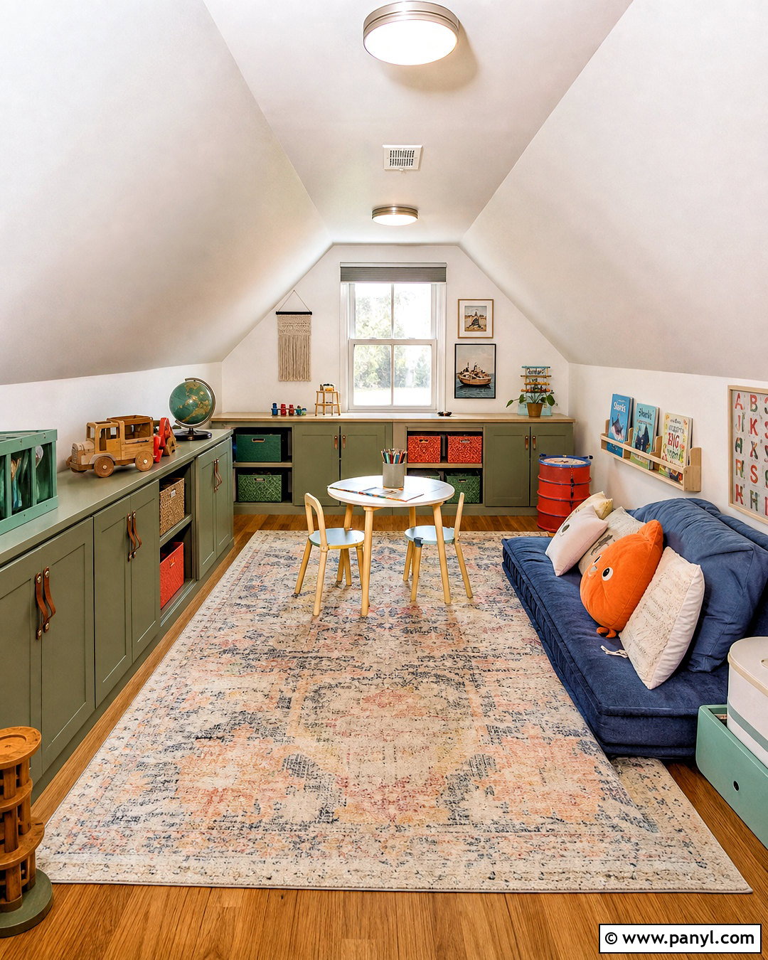 Small Playroom in an Attic - 20 small playroom design ideas