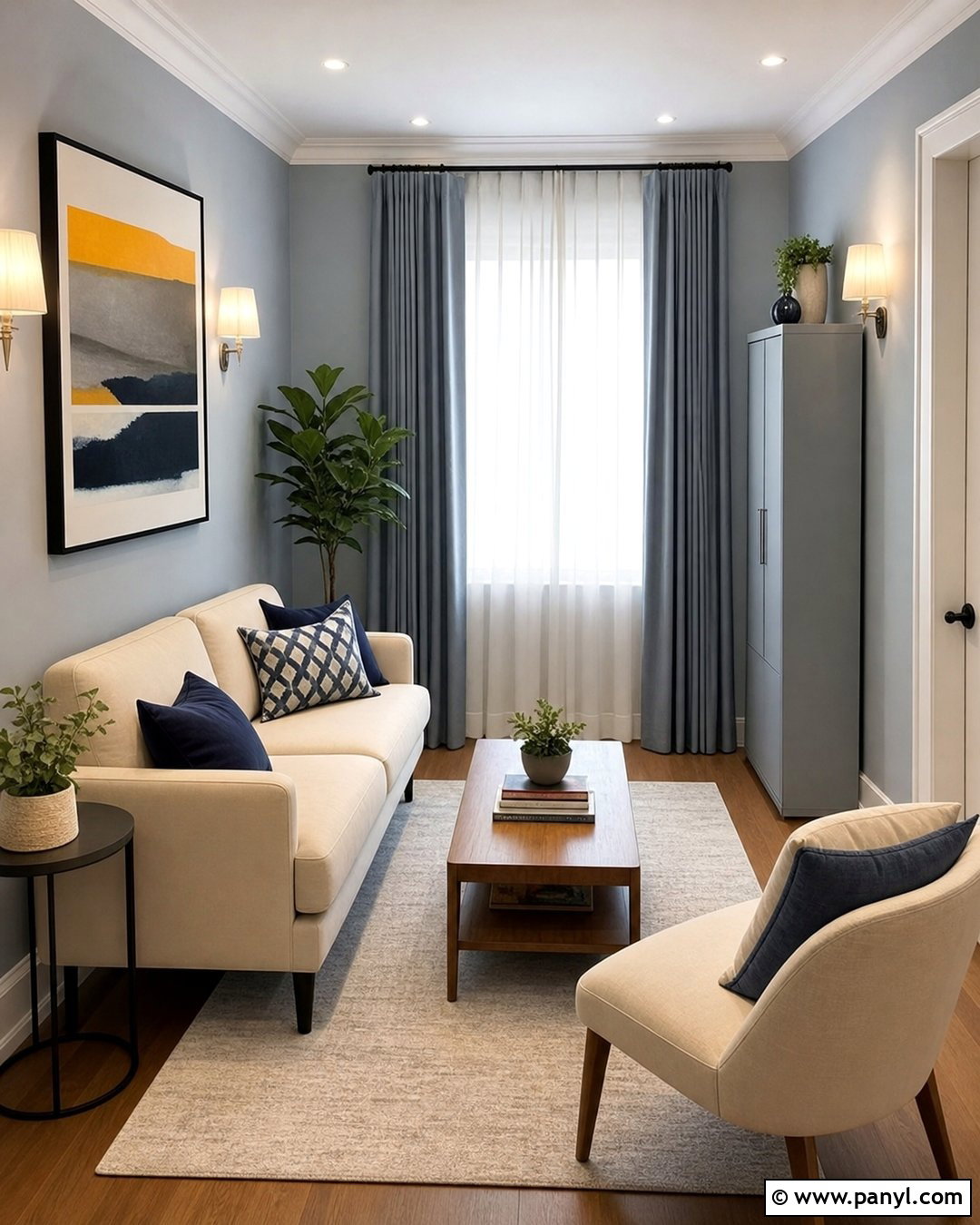 Small Room With Blue Walls - 35 room with blue walls