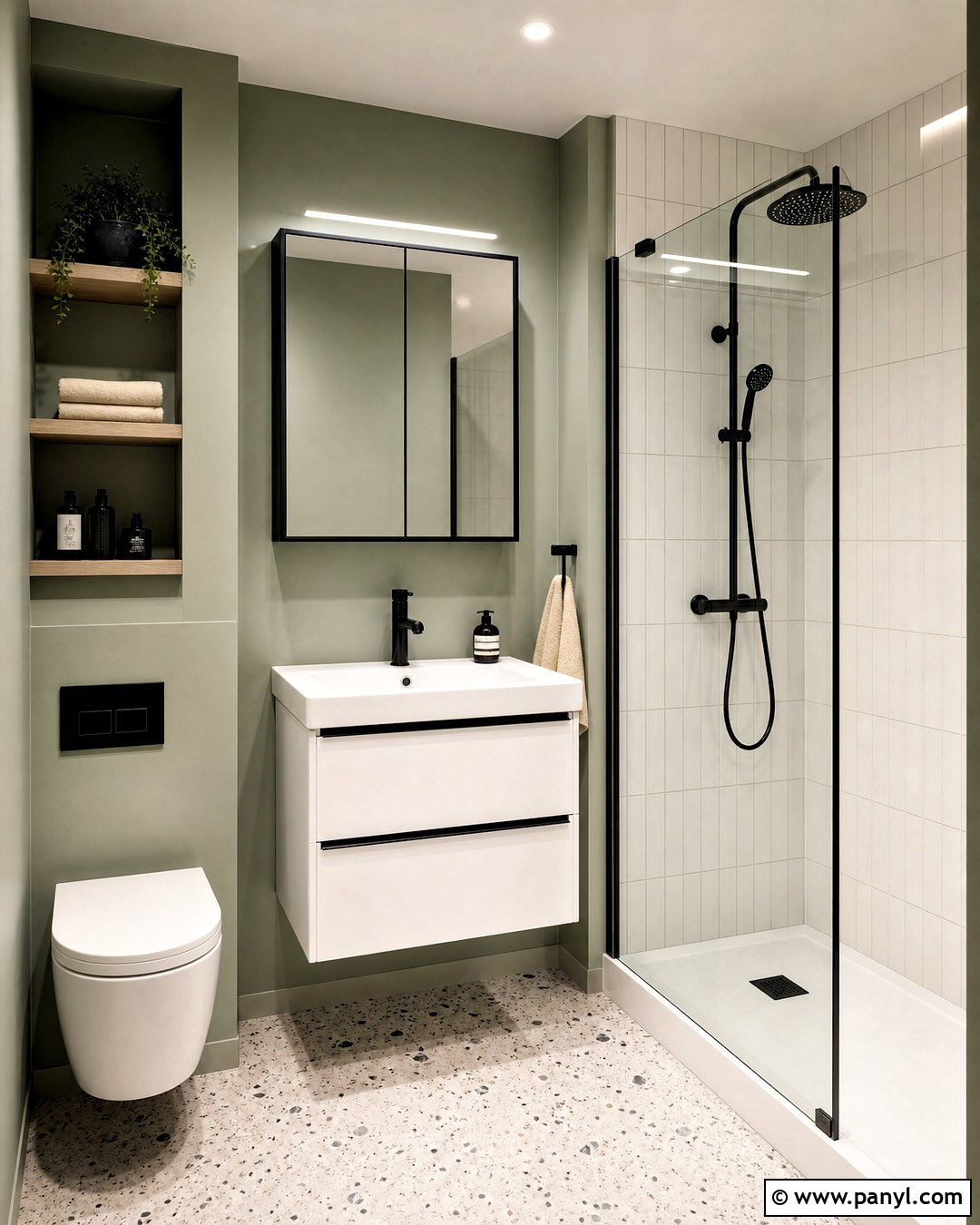 Small Sage Green And Black Bathroom - 20 sage green and black bathroom ideas