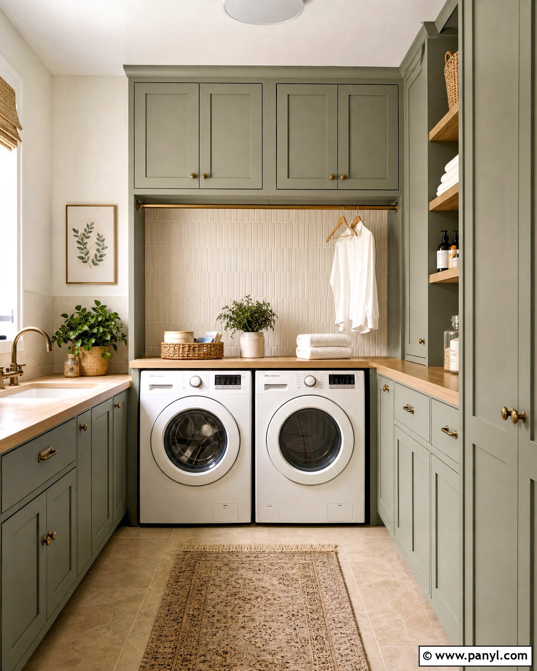 Small Sage Green Laundry Room - 20 laundry room ideas small space ideas