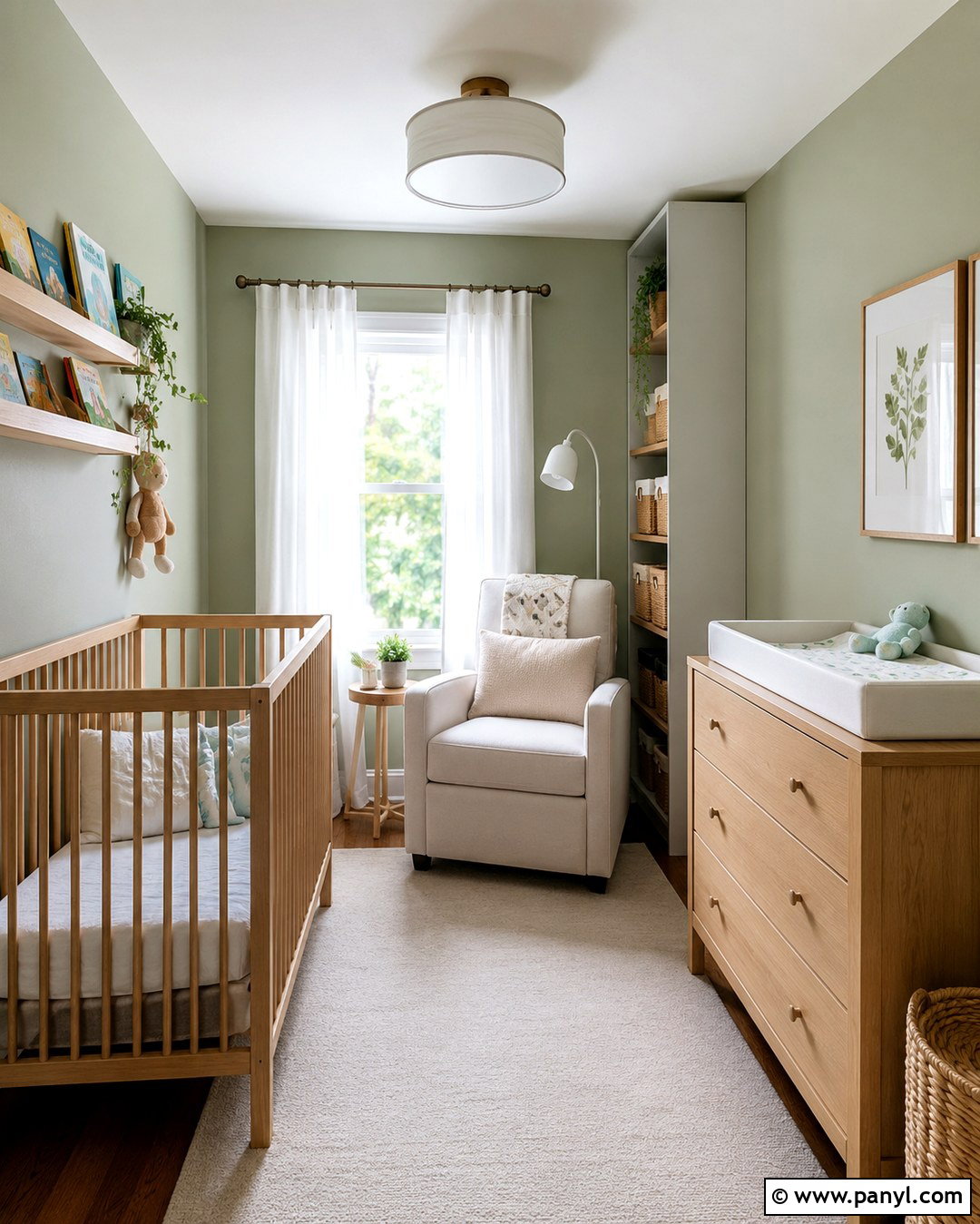 Small Sage Green Wall Nursery - 20 Sage Green Wall Nursery Ideas