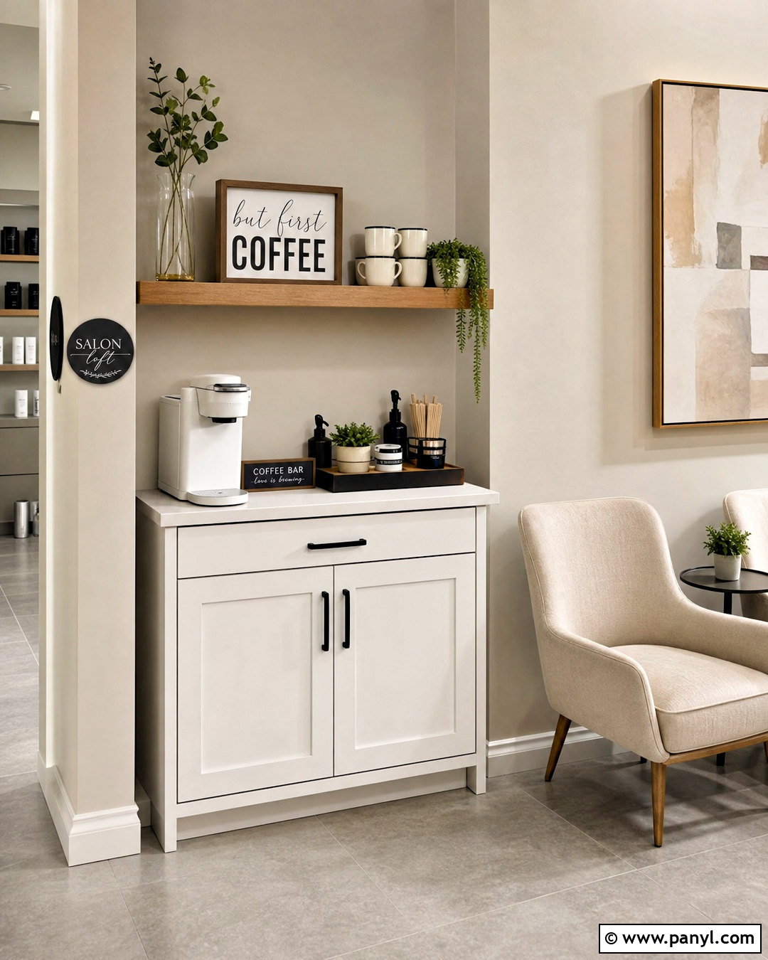 Small Salon Coffee Bar - 20 salon coffee bar ideas