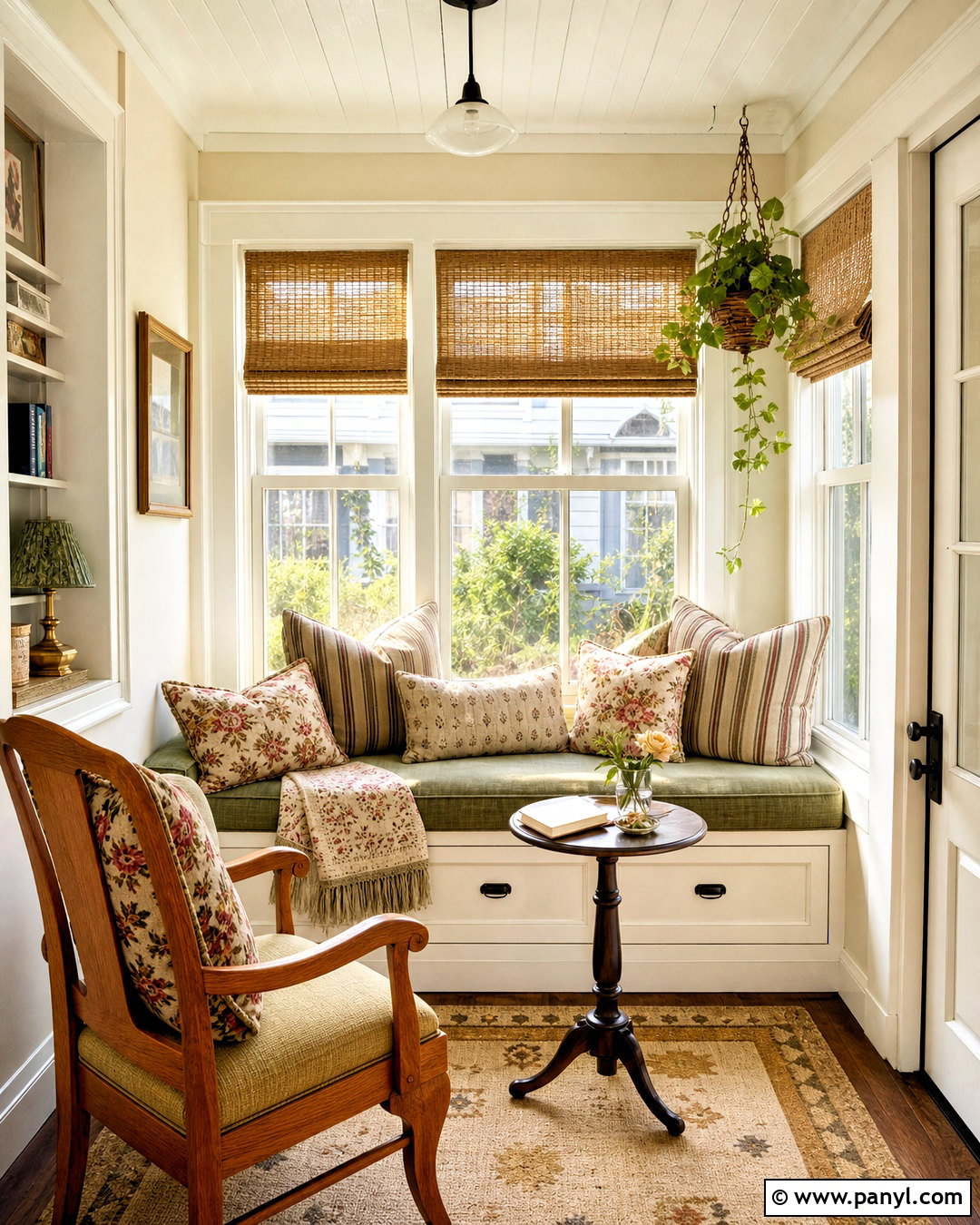 Small Sunroom Reading Nook - 20 sunroom inspo ideas