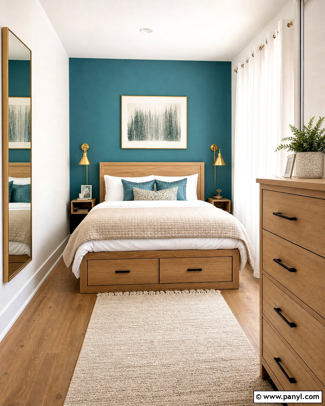 Small Teal Wall Bedroom - 20 teal wall bedroom ideas