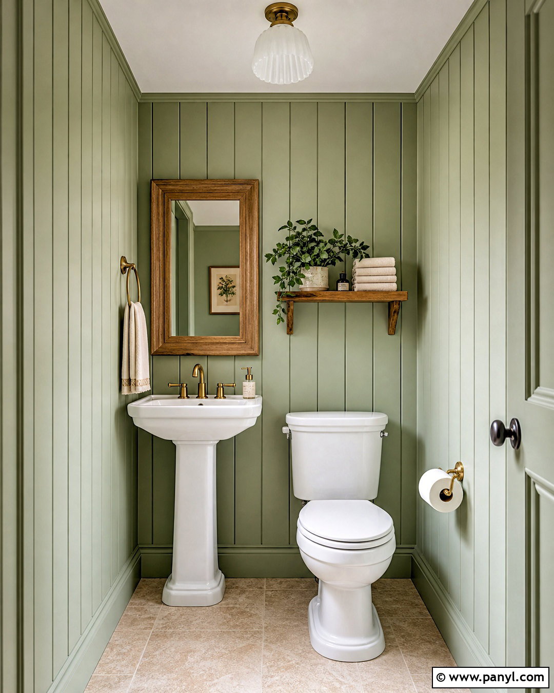 Small Toilet Room With Vertical Shiplap - 20 small toilet room design ideas