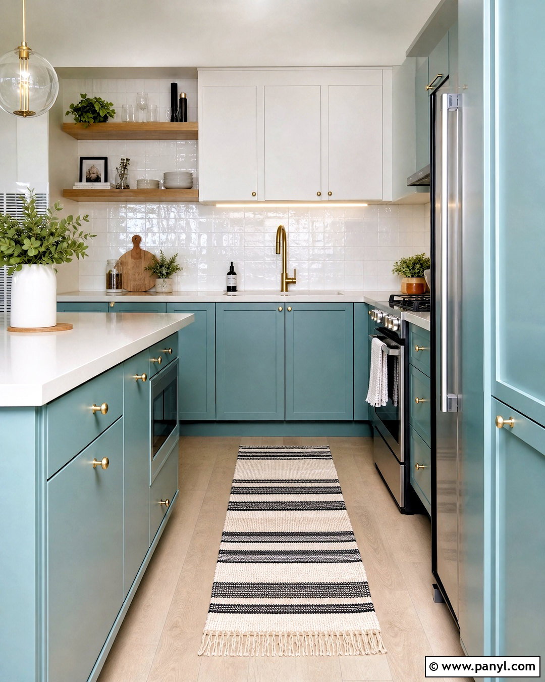 Small Turquoise Kitchen - 20 turquoise kitchen ideas