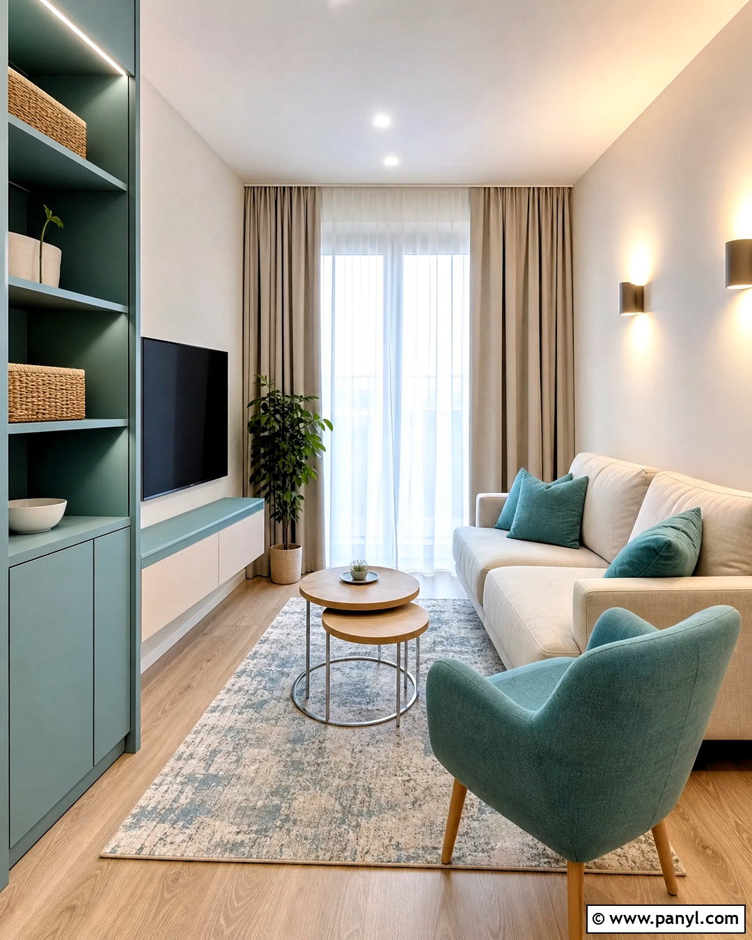 Small Turquoise Living Room - 20 turquoise living room ideas