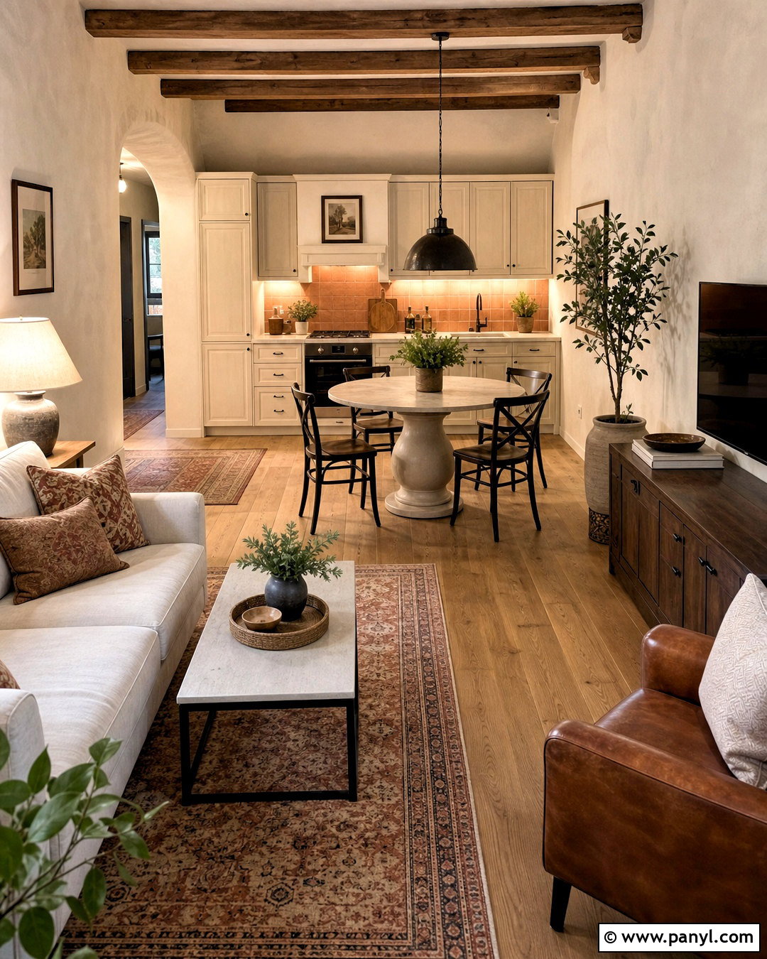 Small Tuscan Apartment - 20 tuscany interior design ideas