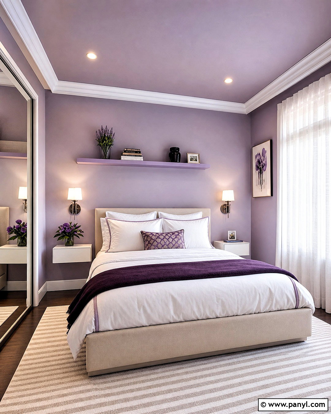 Small Violet Bedroom - 20 violet room ideas bedrooms
