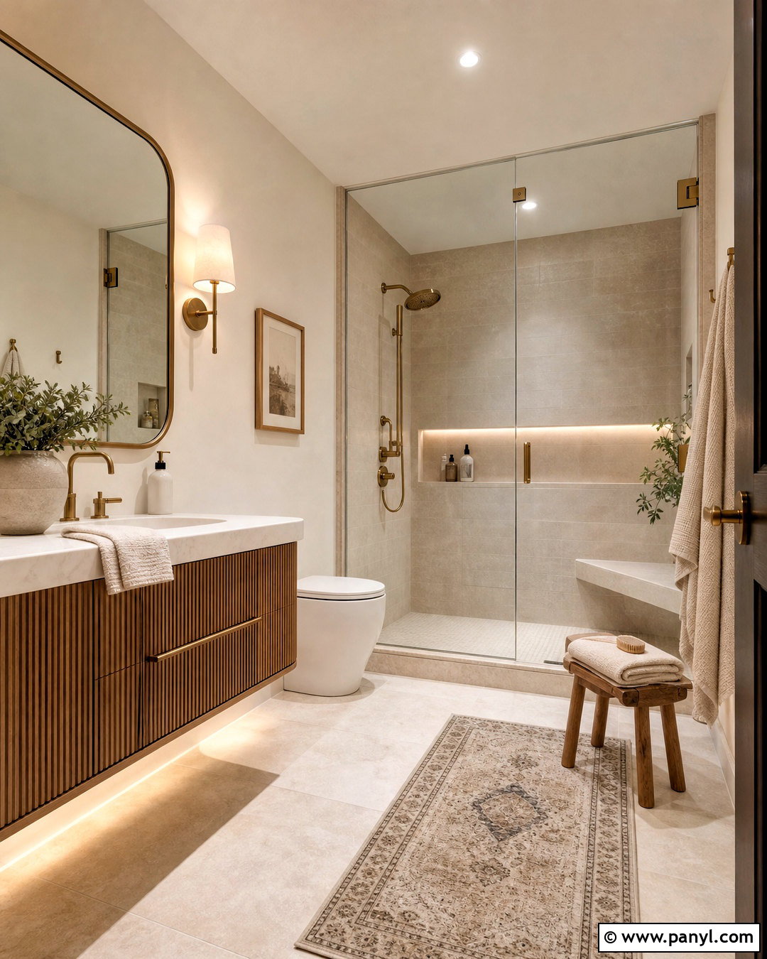Small Warm Neutral Bathroom - 20 small bathroom remodel ideas