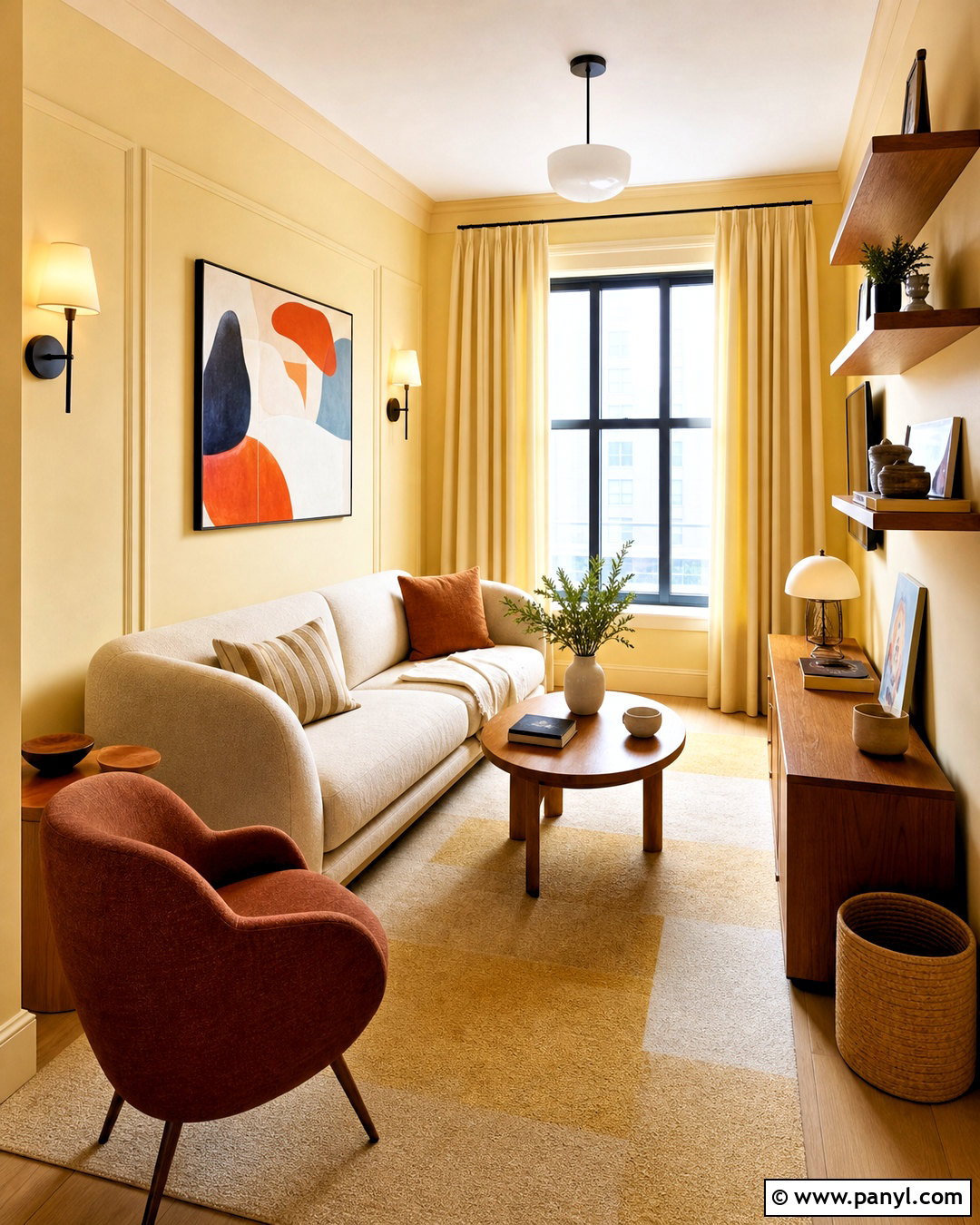Small Warm Yellow Living Room - 20 warm yellow living room ideas