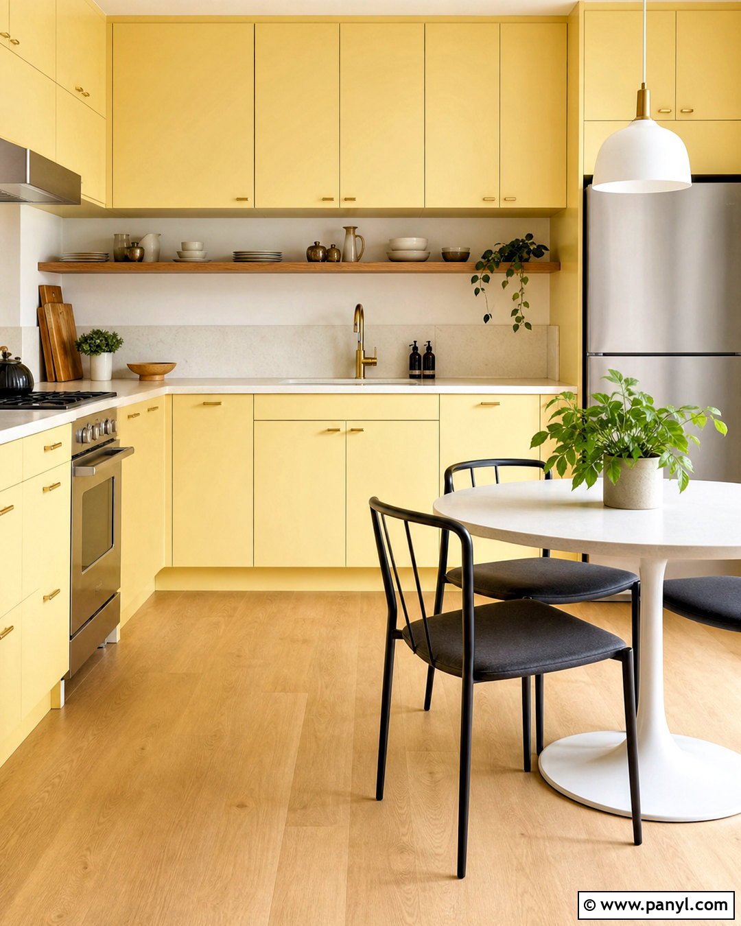 Small Yellow Kitchen - 20 yellow kitchen decor ideas