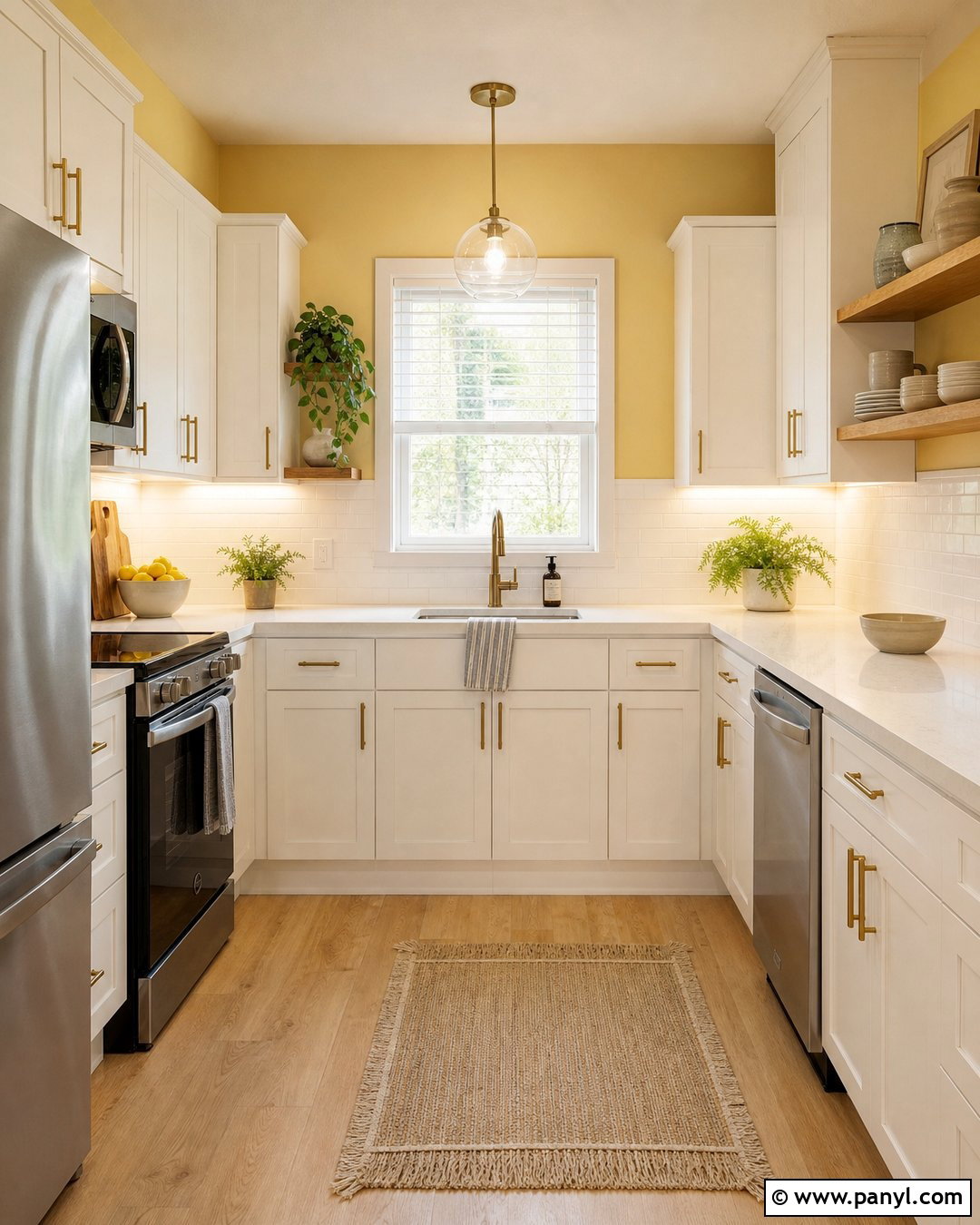 Small Yellow Kitchen Walls - 45 Yellow Kitchen Walls