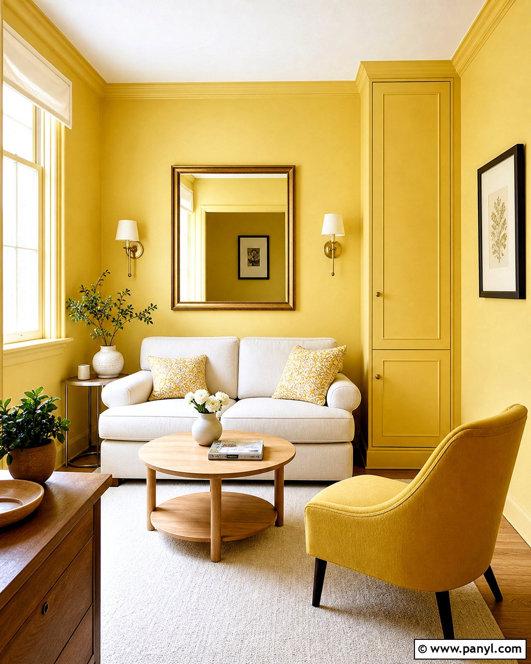 Small Yellow Living Room - 20 yellow interior design living room ideas